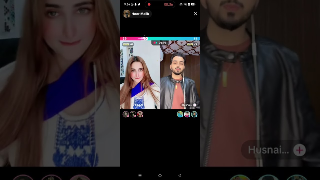 Hoor malik live mach tiktok live panishmant