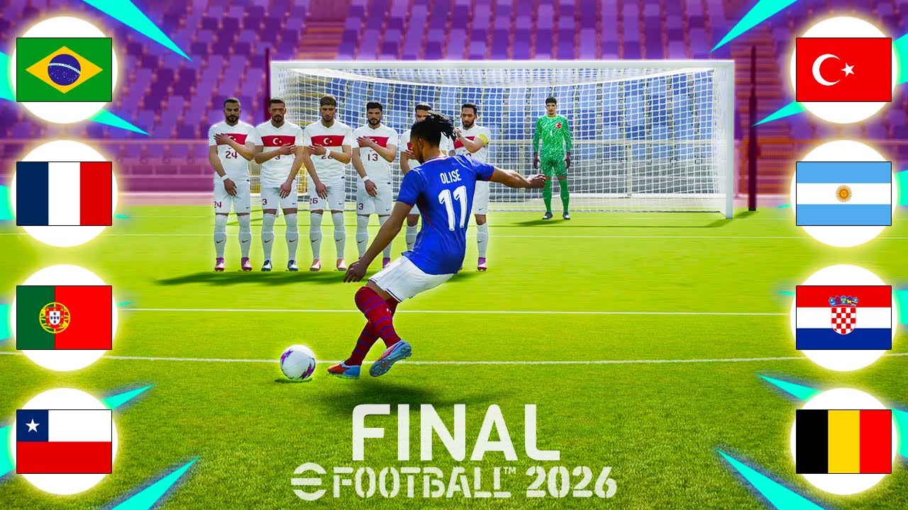 FINAL DO CAMPEONATO DE SELEÇÕES DE FALTAS!! eFootball 2026