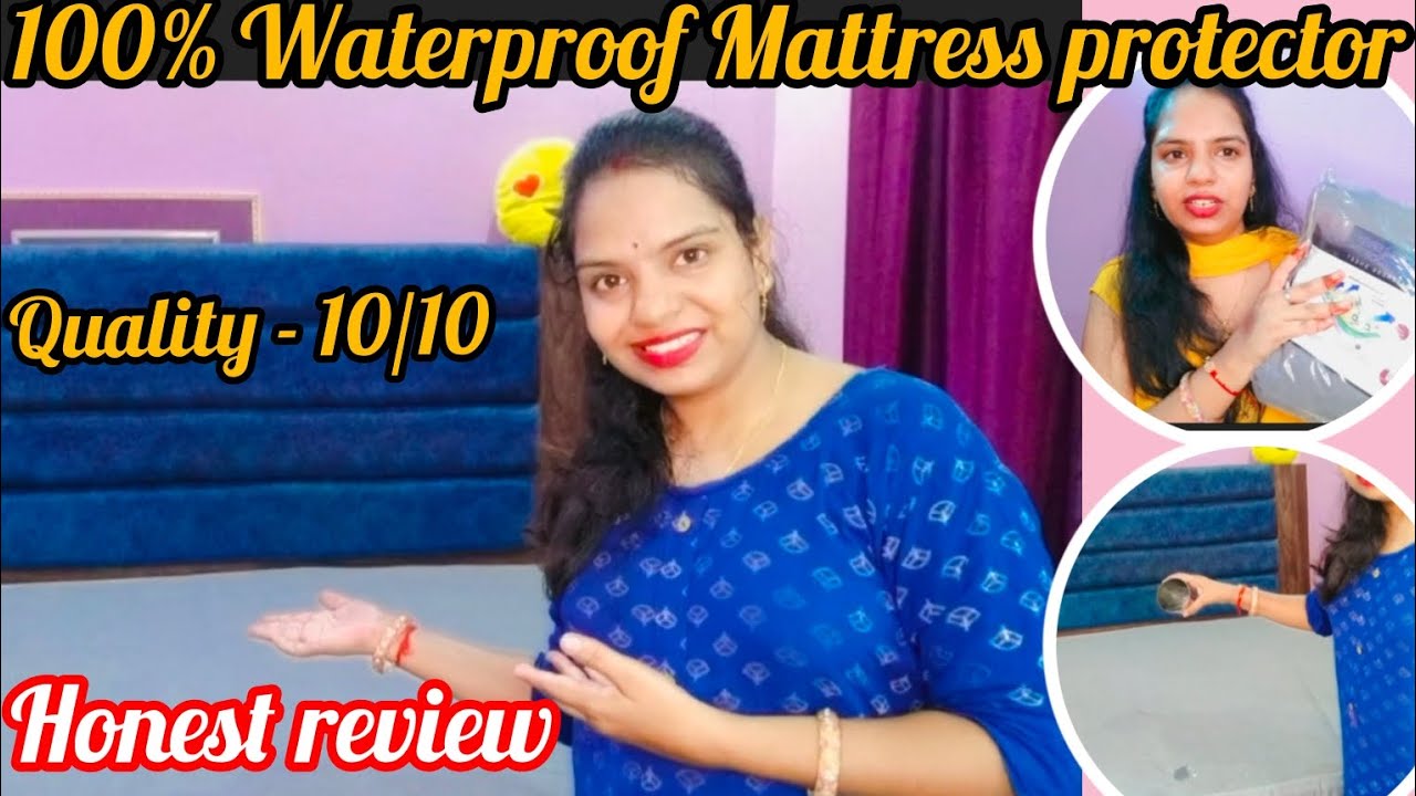100% waterproof Mattress protector Unboxing&Honest Review#waterproof #babyproducts#mattressprotector