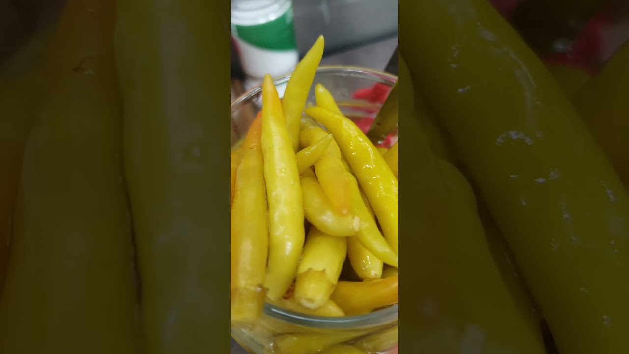 Green Chilies Pickle mostly used on Doner Toppings in Turkey.