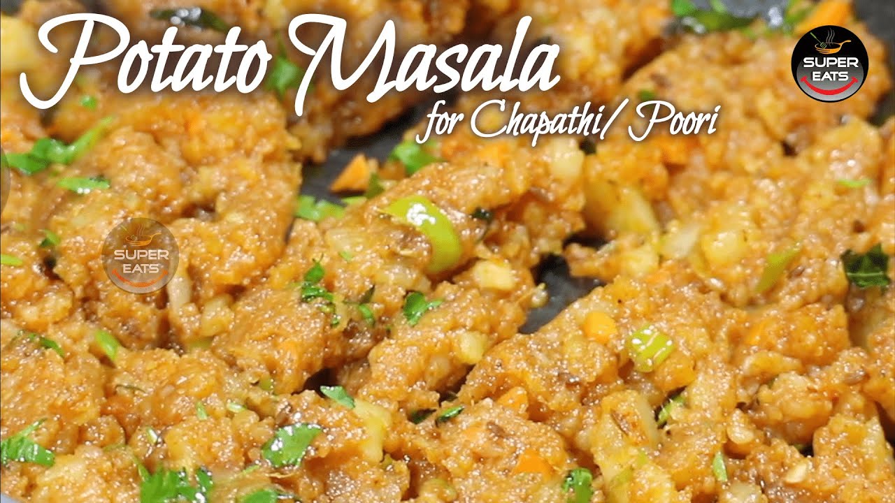 Potato Masala for Chapathi/Poori | Simple and Easy Recipe | Aloo Masala | Side dish for Chapati/Puri