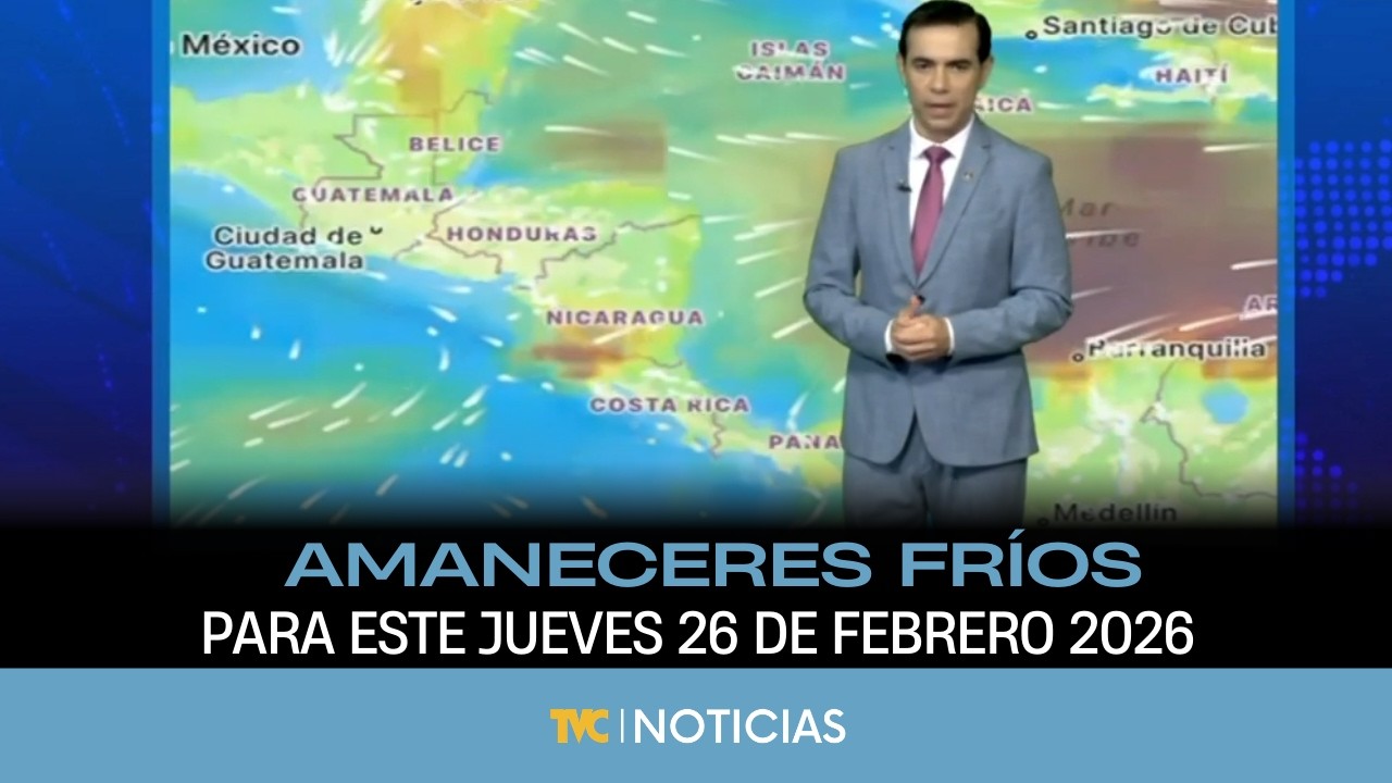 Amaneceres fríos para este jueves 26 de febrero 2026