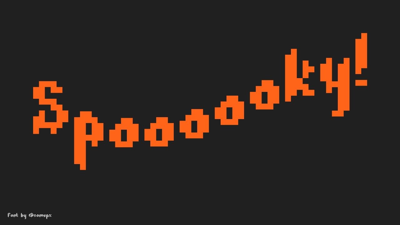 Spooky Text - Using sin() to create animations in p5.js