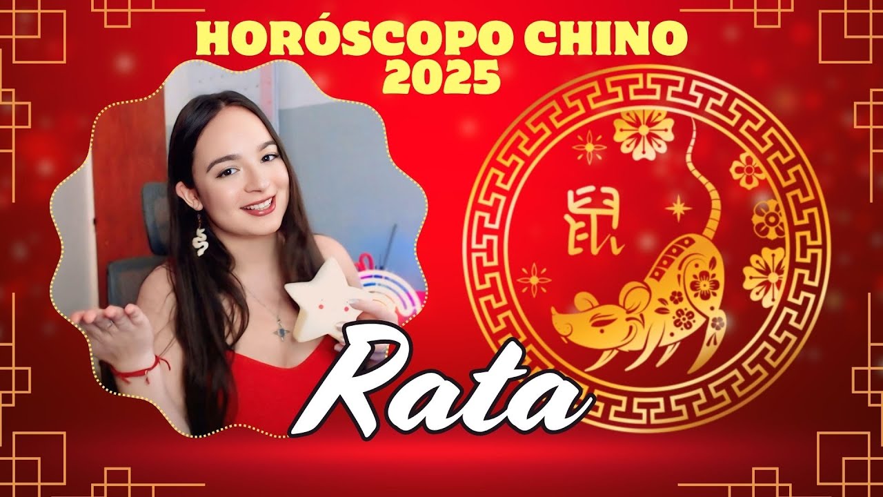 🐭 RATA - HORÓSCOPO CHINO 🐭