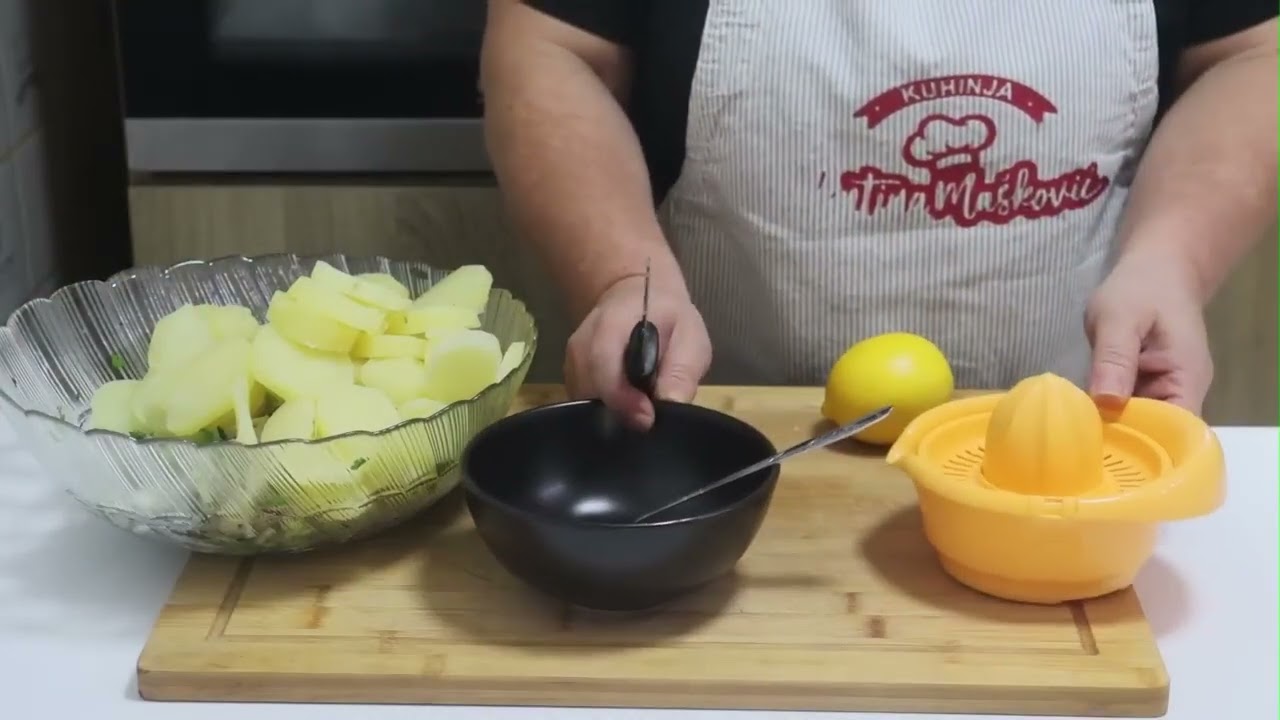 Najukusnija nemačka krompir salata💥Za vreme posta mogu je jesti svaki drugi dan-Nikad mi ne dosadi❗
