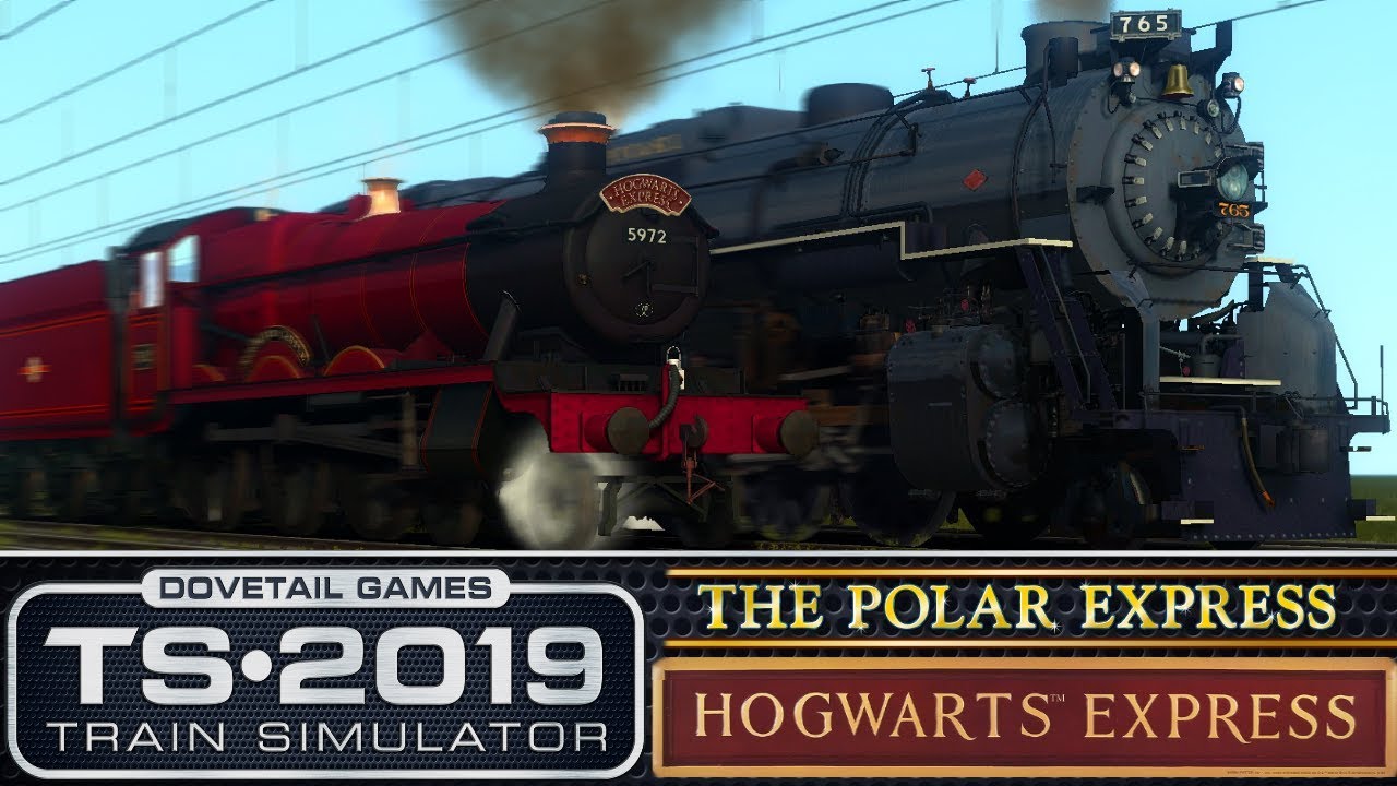 Train Simulator 2019 — Полярный экспресс против Хогвартс-экспресса (Гонка!)