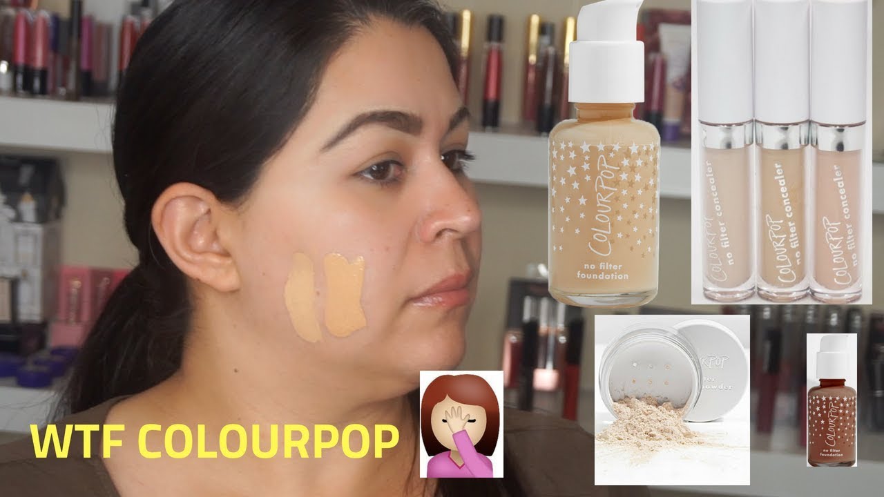 NEW Colourpop No Filter Foundation Review + Wear Test | JasminHuerta