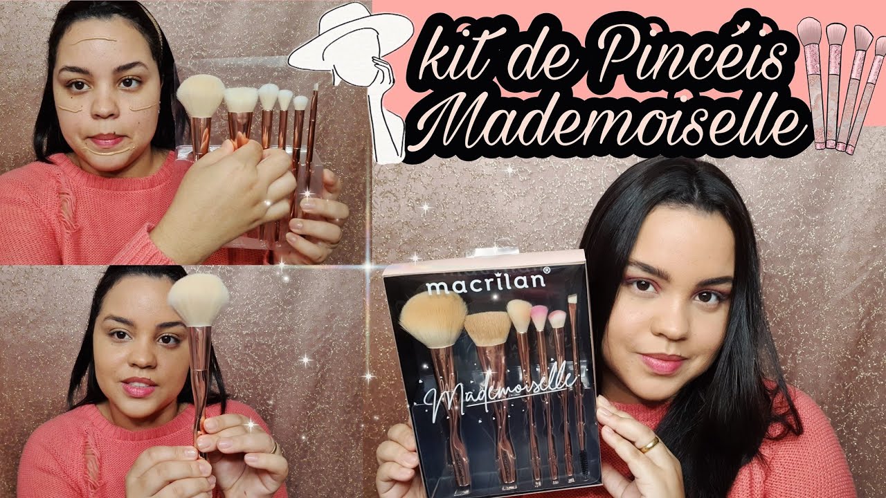 kit de Pincéis Mademoiselle - Macrilan