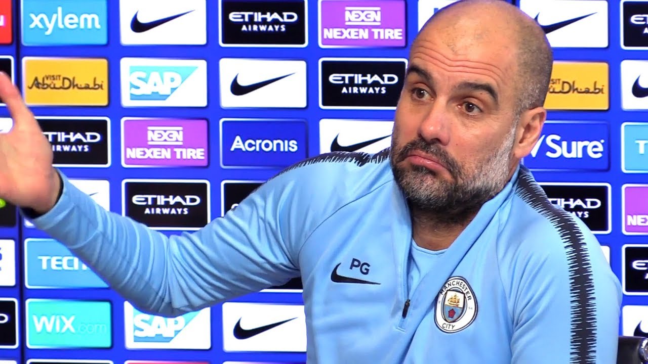 Pep Guardiola Embargoed Pre-Match Press Conference - Manchester City v Arsenal - Premier League