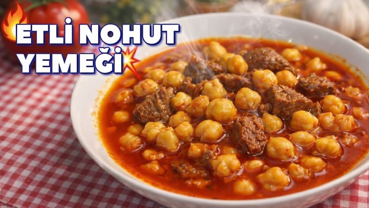 Tam Kıvamında Etli Nohut Yemeği | Lokanta Usulü Ev Yemeği Tarifi 