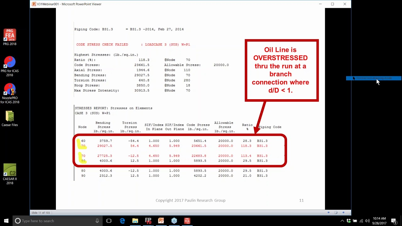 B31J 2017  BOS B31 2-phase flow, water hammer and transient thermal loads in pipe shoes