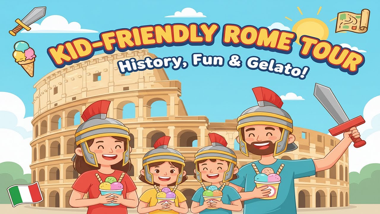 Kid-Friendly Rome Tour: Family Adventure in the Eternal City | Fun, History & Gelato for All Ages!