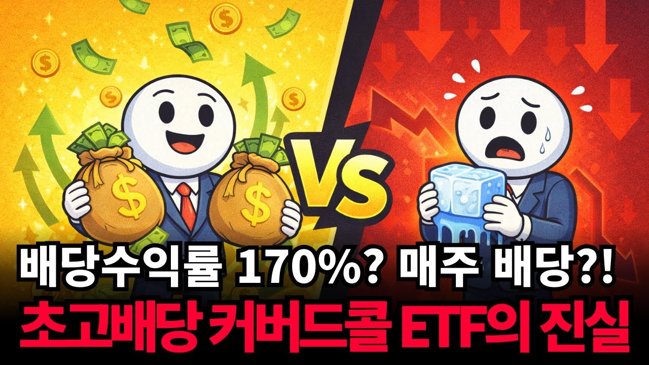 연 170% 수익률 초고배당 커버드콜의 함정 #TSLY #NVDY #CONY