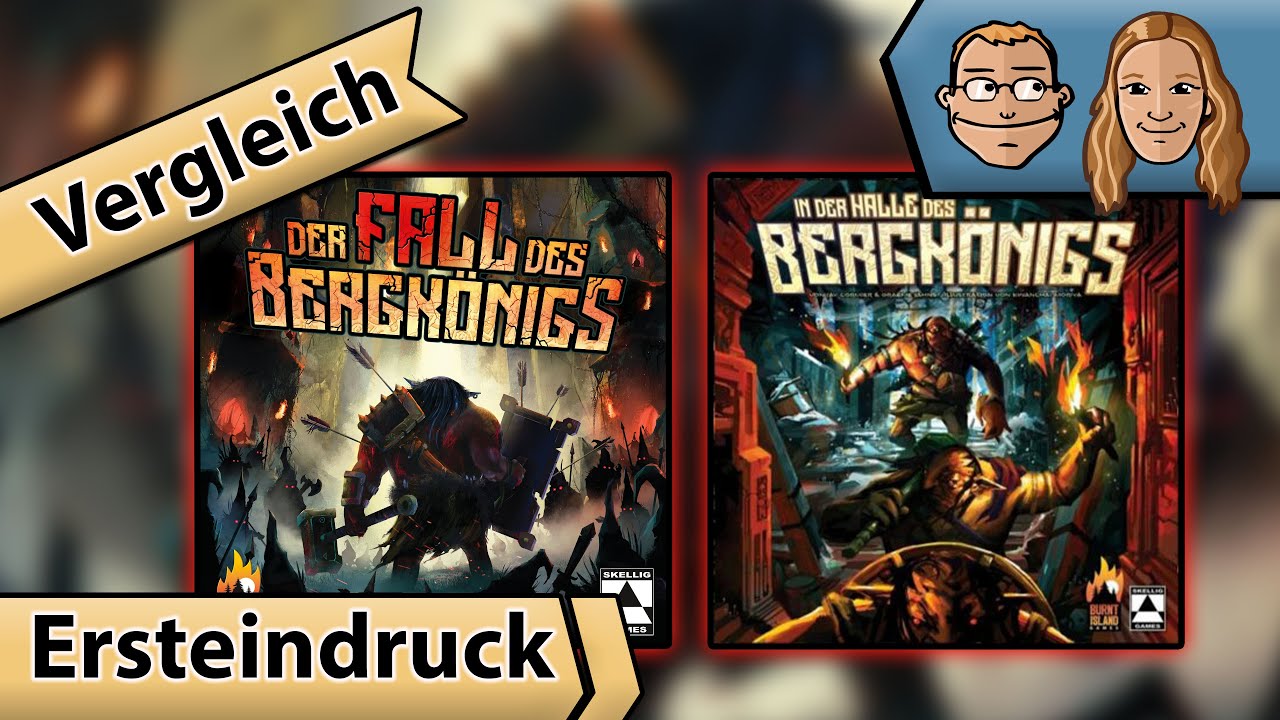 Der Fall des Bergkönigs – Brettspiel – Ersteindruck & Vergleich