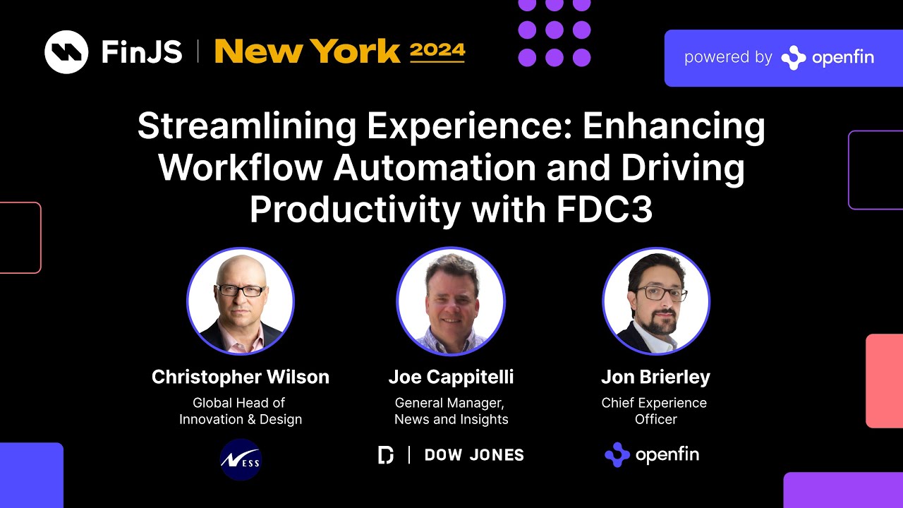 Streamlining Experience: Enhancing Workflow Automation and Driving Productivity with FDC3