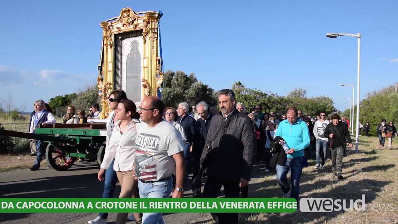 da capocolonna al duomo il rientro della madonna