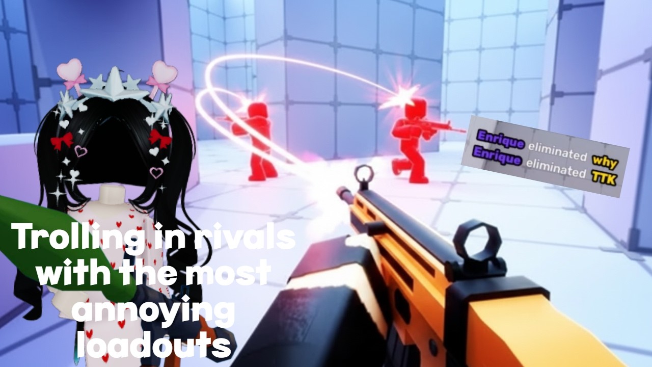 Trolling in roblox *RIVALS* with the most annoying loadouts!