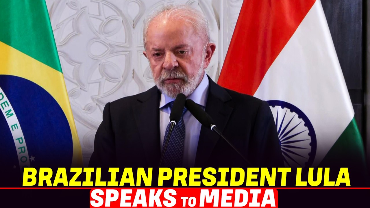 LIVE: Brazilian President Lula da Silva holds speaks on Trump's new Tariffs | India-Brazil | PM Modi