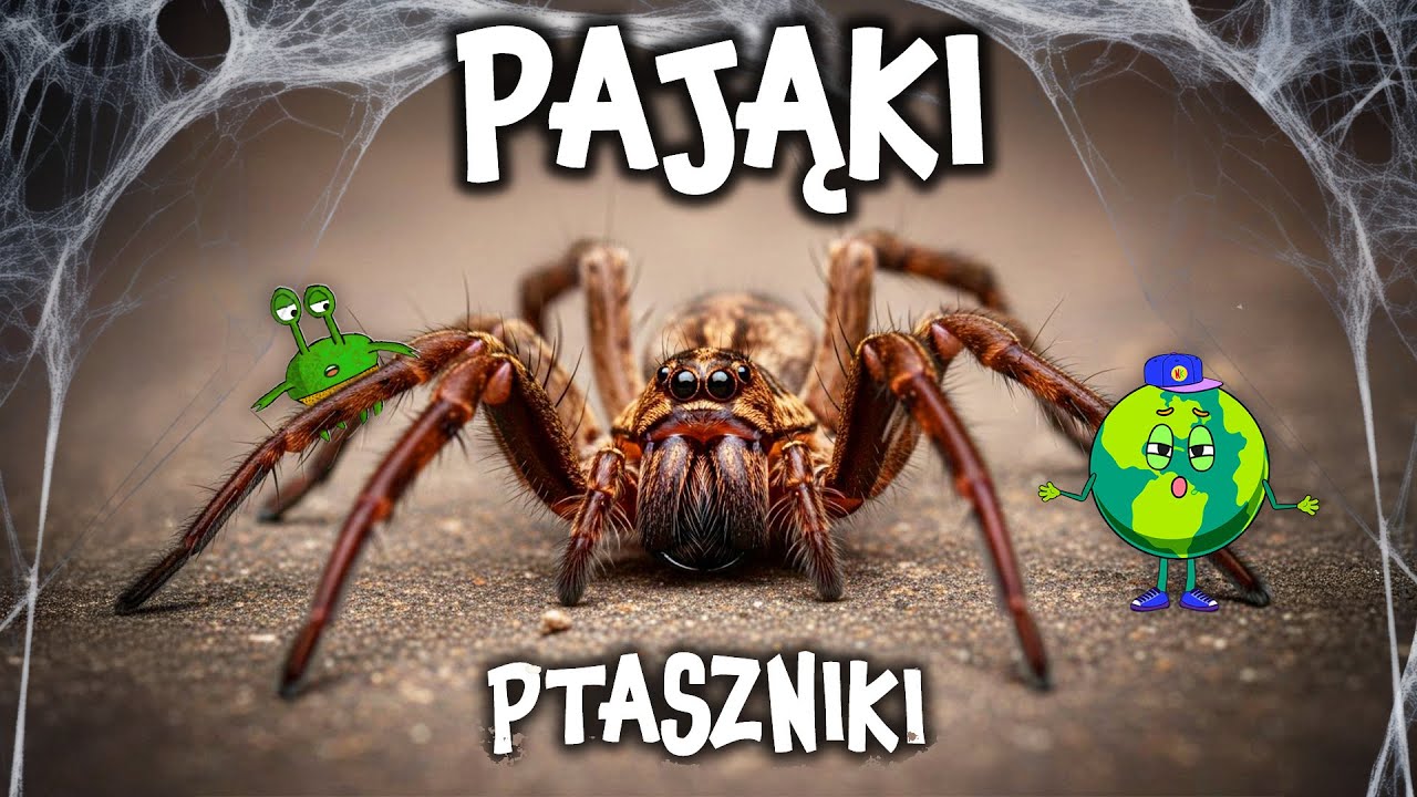 PAJĄKI 🕷️  Czy PTASZNIKI są Takie Straszne? Sprawdź! Film Edukacyjny dla Dzieci