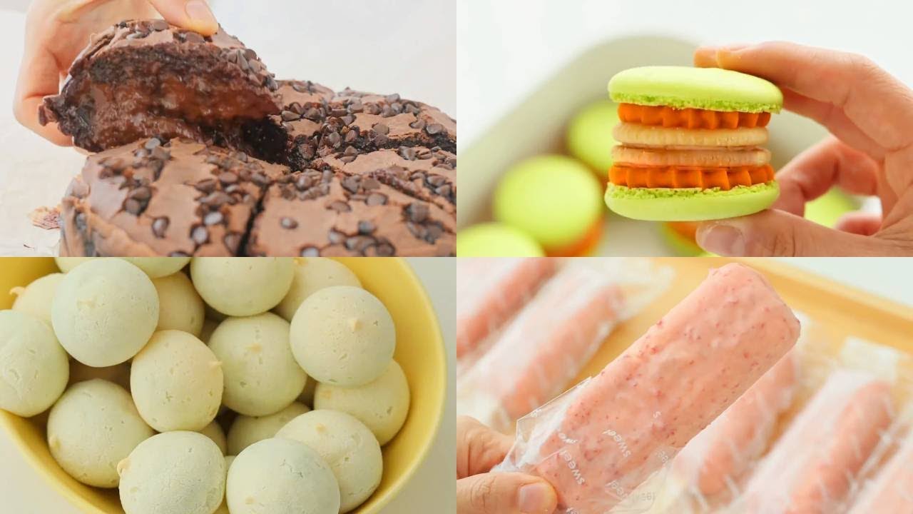 Satisfying Relaxing Video|Peach ice cream Recipe|Asmr|Tiktok