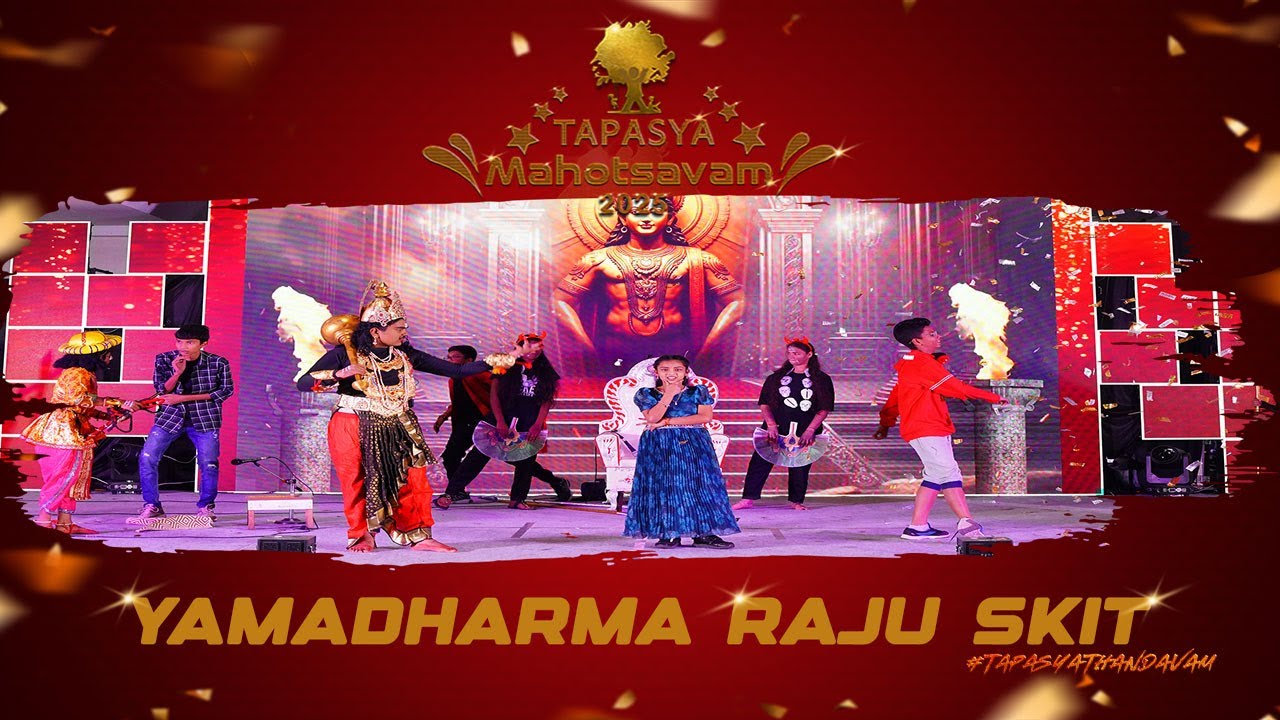 Yamadharma Raju Skit @TapasyaMahotsavam 2025 by Dr. Basheer's TAPASYA SCHOOL