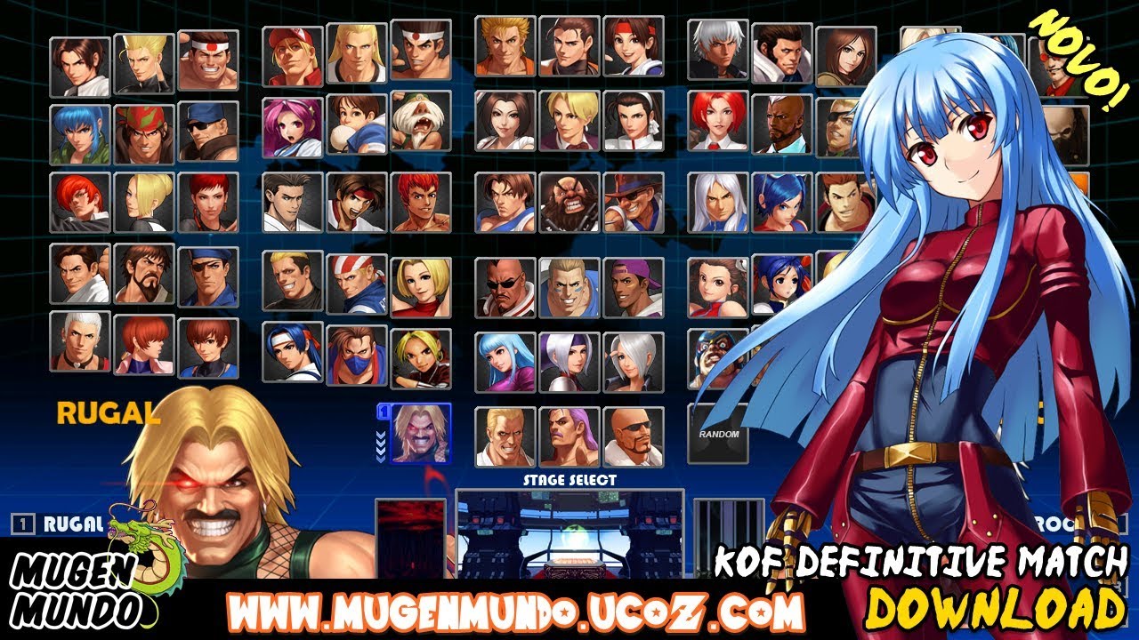 THE KING OF FIGHTERS DEFINITIVE MATCH MUGEN (102 CHARS) - O MELHOR KOF PARA PC & ANDROID