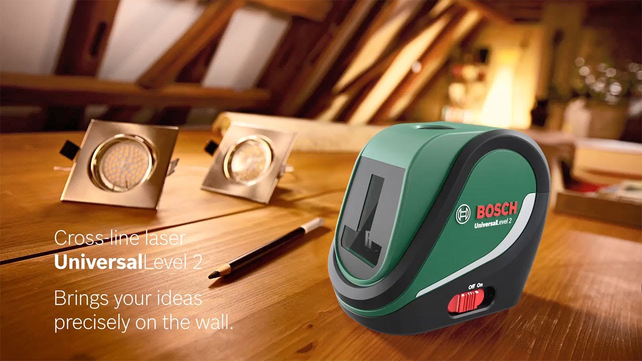 Bosch Cross Line Laser UniversalLevel 2