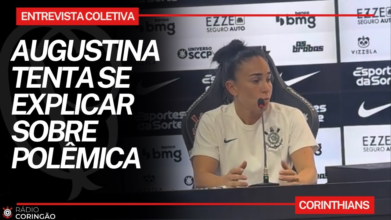 Agustina se desculpa com a Fiel Torcida após provocação em rival