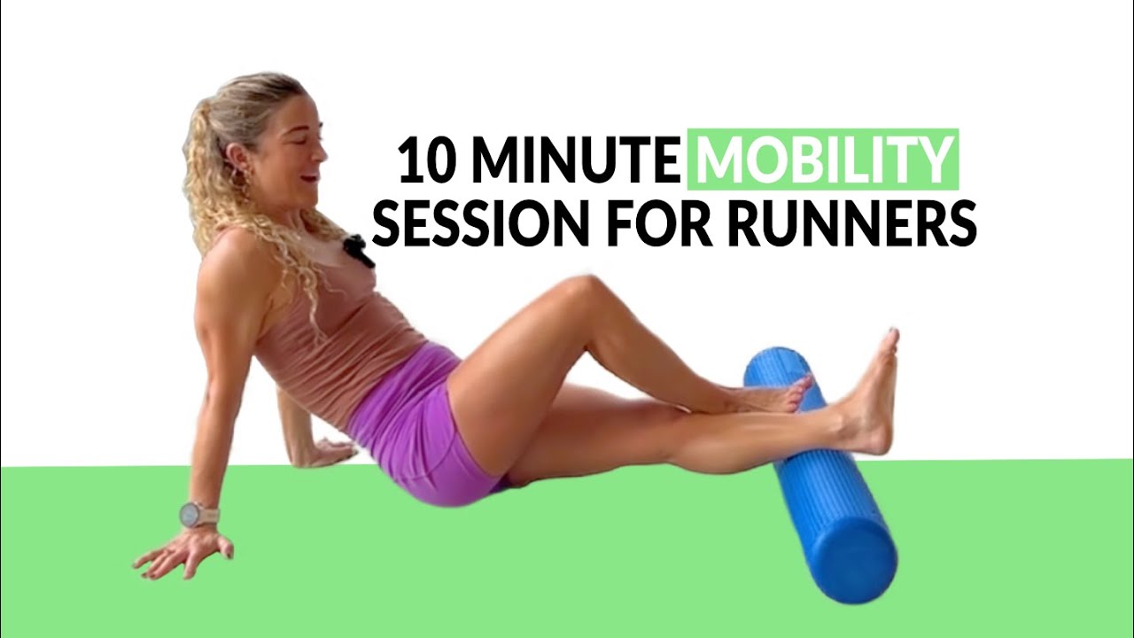 Pilates for runners - 10 min Foam Roller Mobility [Post run mobility session #33]
