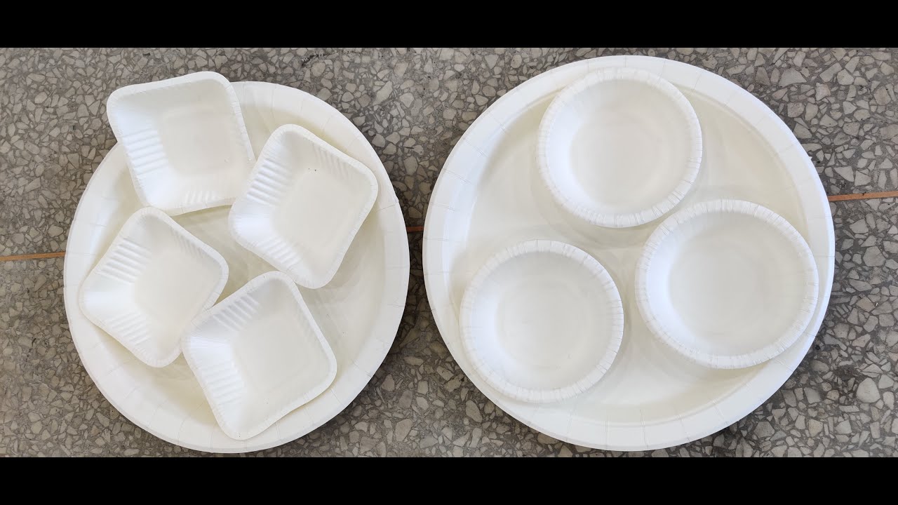 China supplier automatic disposable rectangular paper plate/dona bowl  making machine india