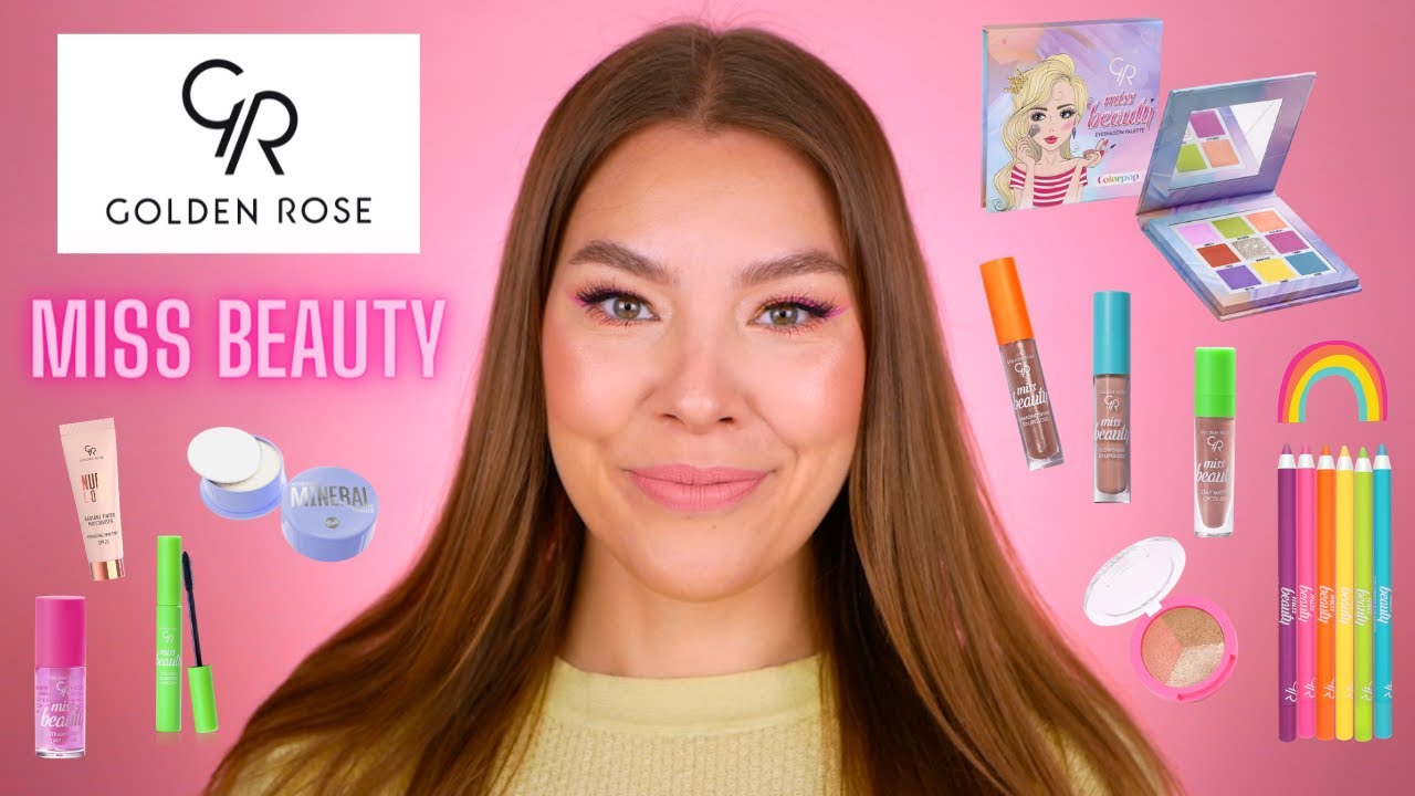 MISS BEAUTY! 💕 NOWA wiosenna kolekcja GOLDEN ROSE! TE KOLORY?! 😮🌈 MINERALNY puder BELL- 2 podejście!