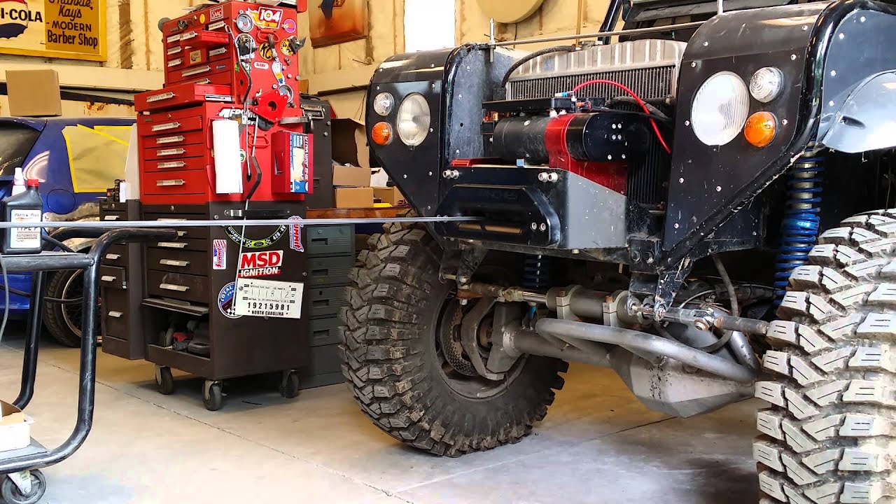 First test red winch hornet 12v