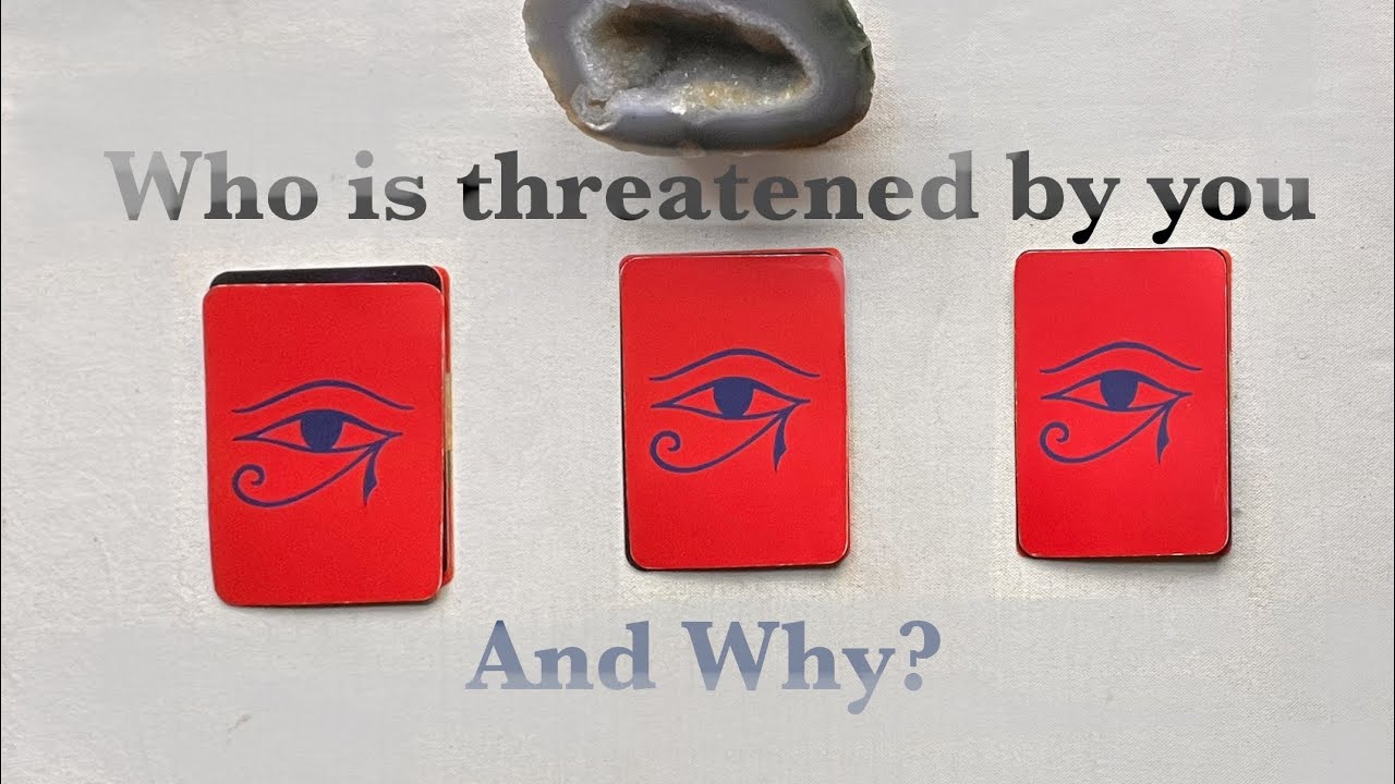 Who is threatened by you and why?￼🙄🤭#pickacard #tarot #tarotreading
