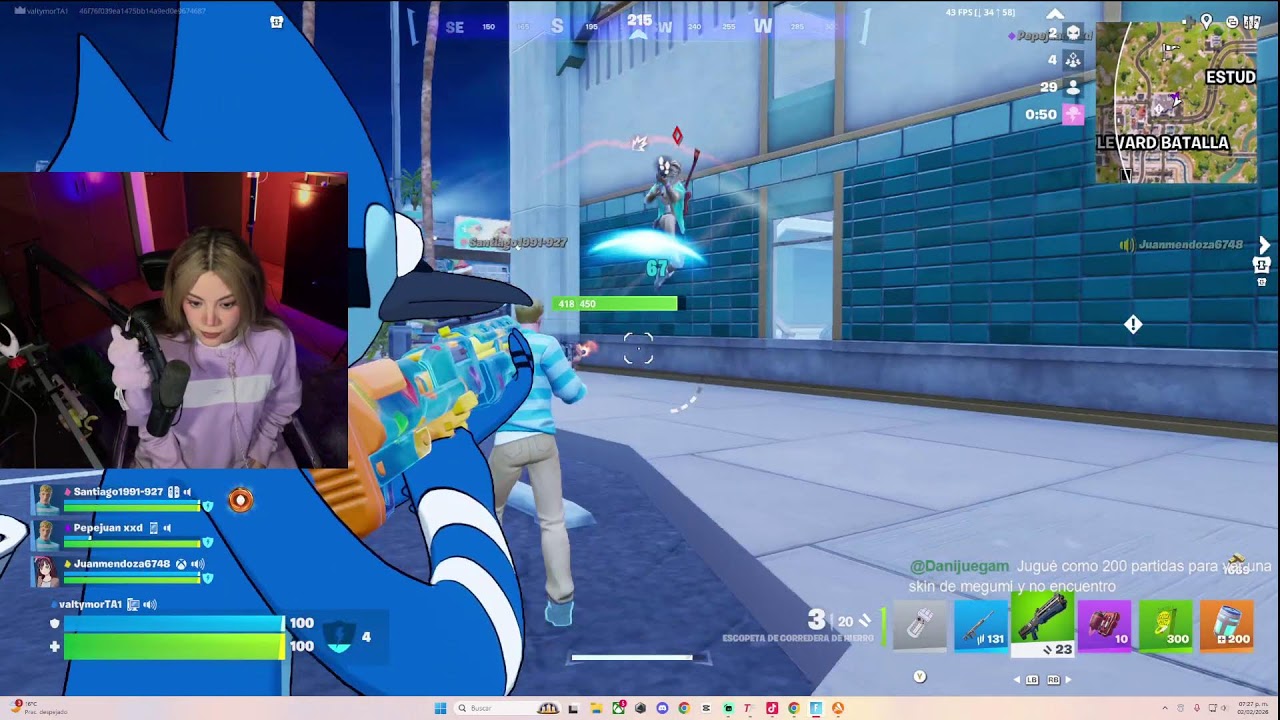 TARDE DE FORTNITE Y PROBANDO EL NUEVO MODO