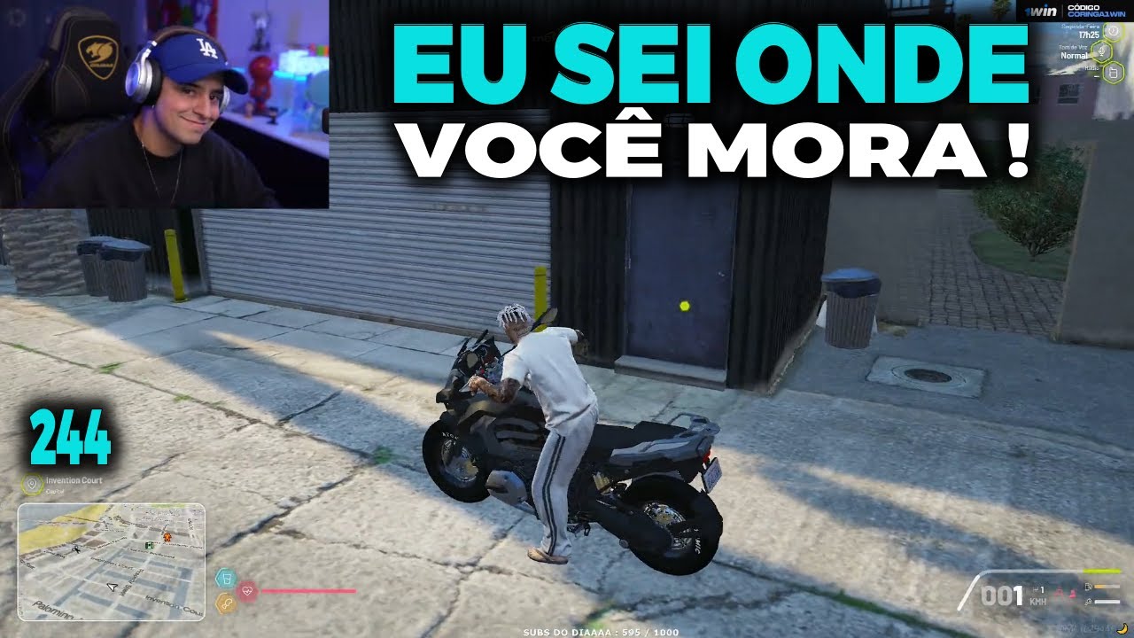 LEVI TOCOU A CAMPAINHA DA CASA DA RENATA E ELA FICOU APAVORADA! GTA RP
