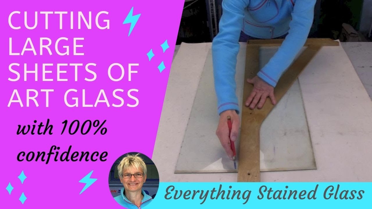 How to Cut Large Sheets of Art Glass