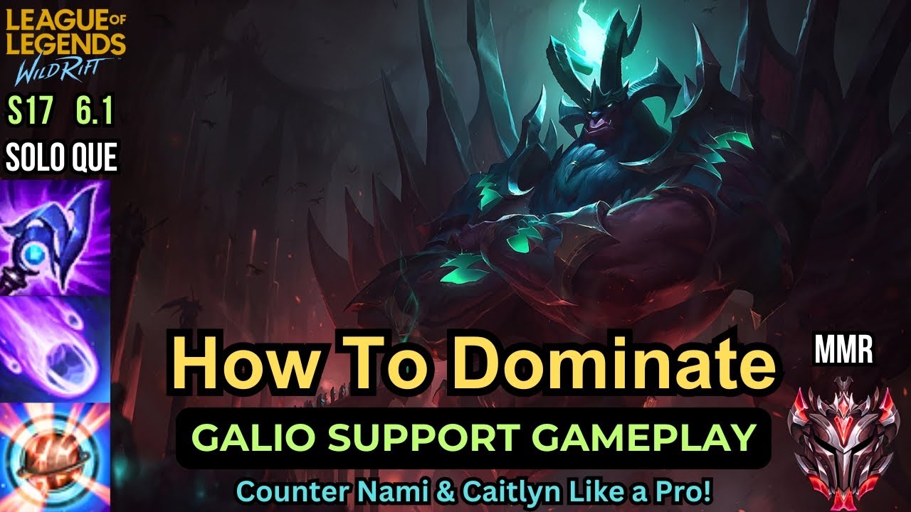 Wild Rift AP Galio Support Guide - How To Dominate - Build, Runes and Gameplay