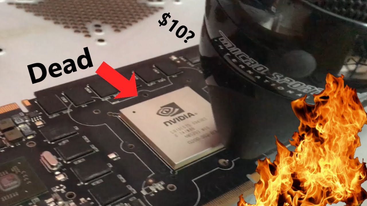 Fixing a dead $10 graphics card