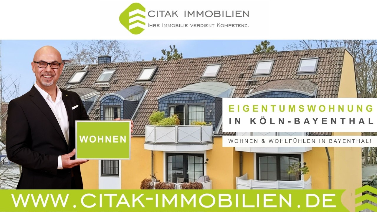 Wohnung kaufen in Köln - 3 Zimmer Wohnung in Köln Bayenthal - Citak Immobilien in Köln