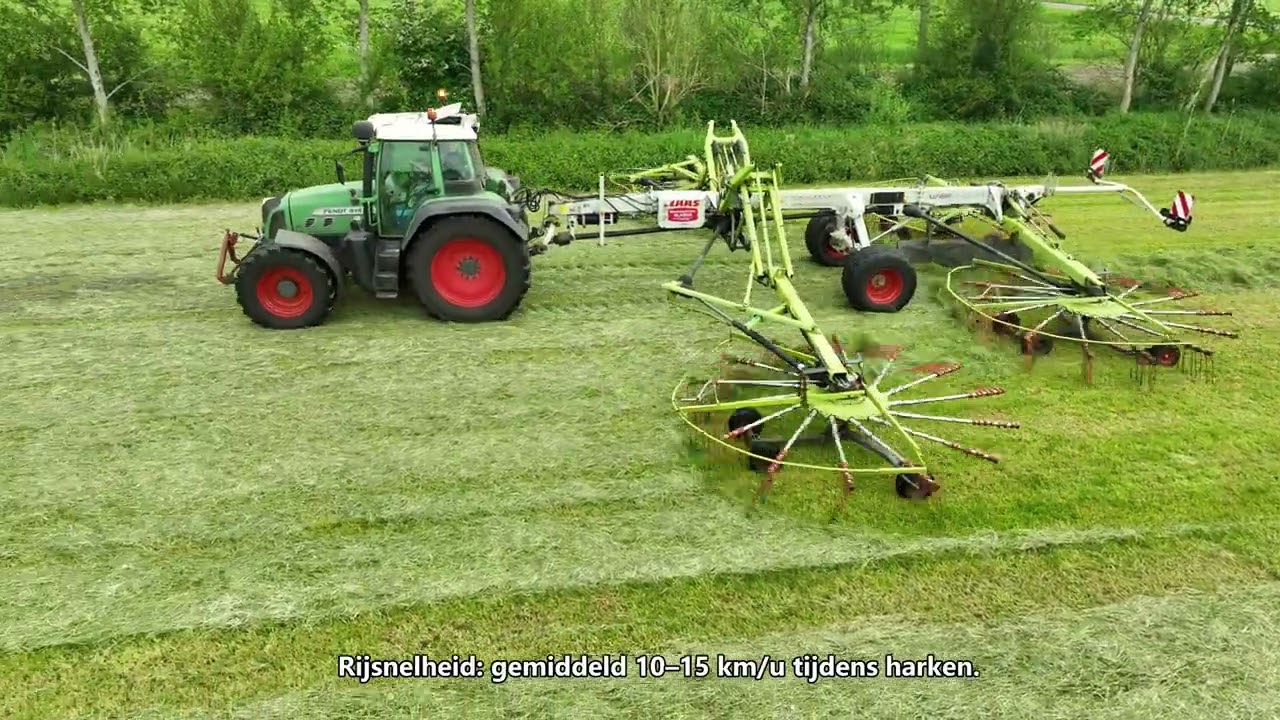 Claas liner 4000 met Fendt Vario 818
