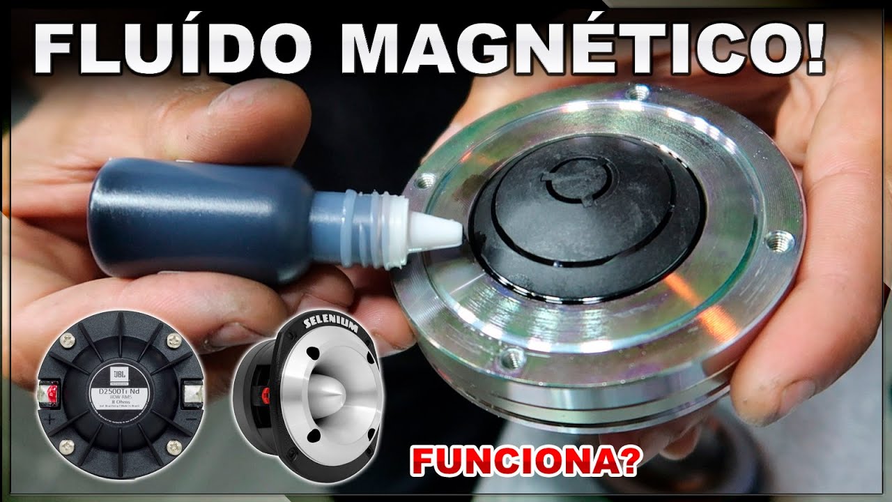 TESTE Driver TI e TWEETER com e sem FERROFLUIDO / Ferro Fluído  - Vale a pena