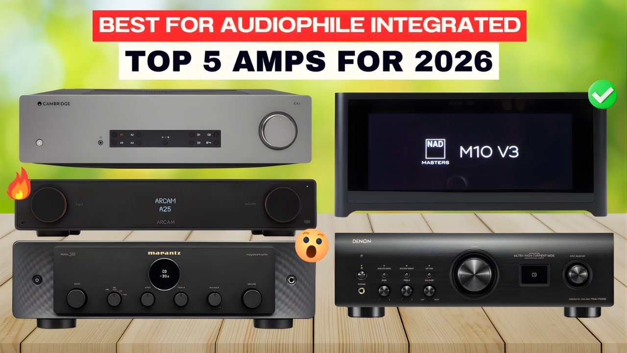 Лучшие аудиофильские интегральные усилители 2026 года (Marantz, NAD, Denon, Arcam)