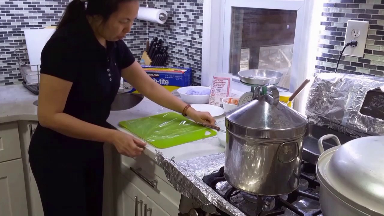 Bánh cuốn tôm Dim Sum - New York / Dim Sum Shrimp Rice Rolls