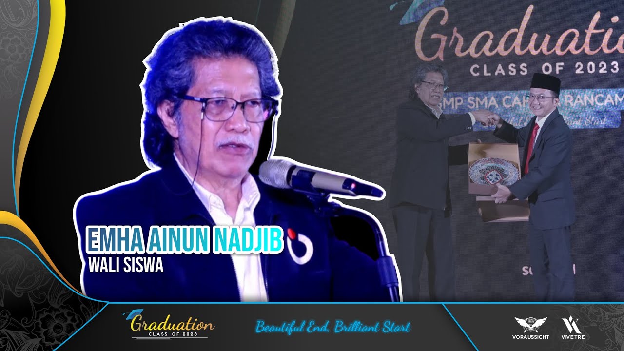 Bapak EMHA AINUN NADJIB - Wali Siswa - THE GRADUATION OF THE 6TH GENERATION