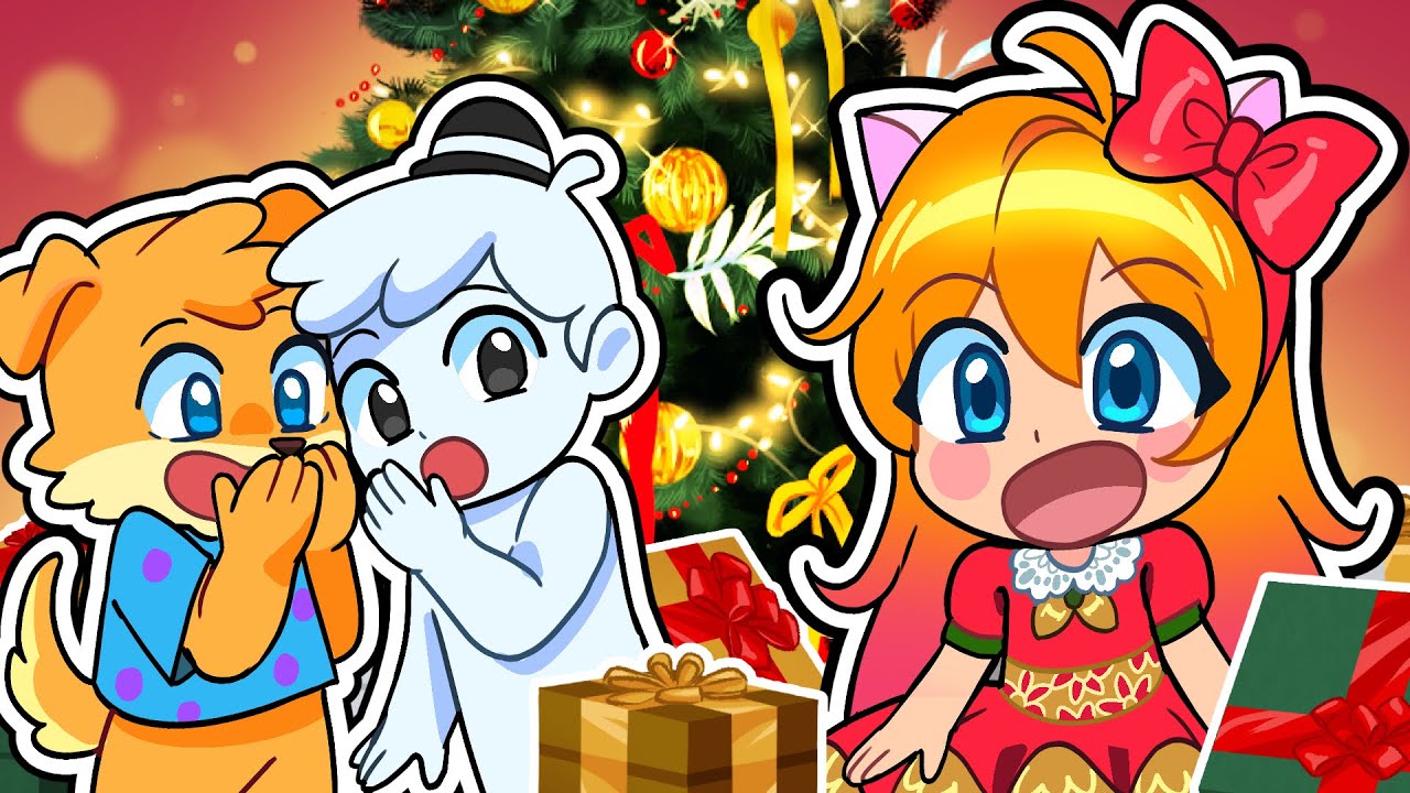 ME CONVIERTO en MU&Ntilde;ECA DE NAVIDAD y ESP&Iacute;O a mis AMIGOS🎄✨ | LINGAMES en ROBLOX