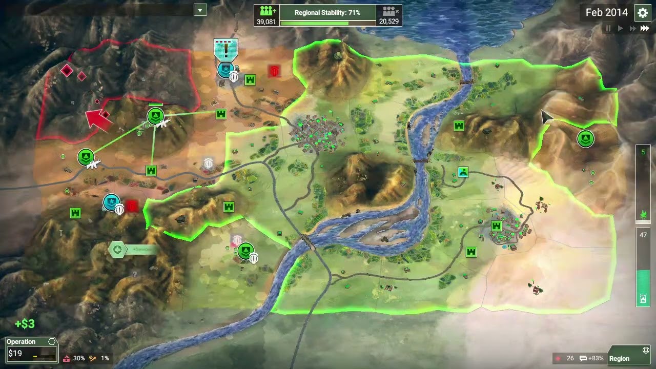 Rebel Inc Opium Trail Mega Brutal General 4 Games (no advisors)