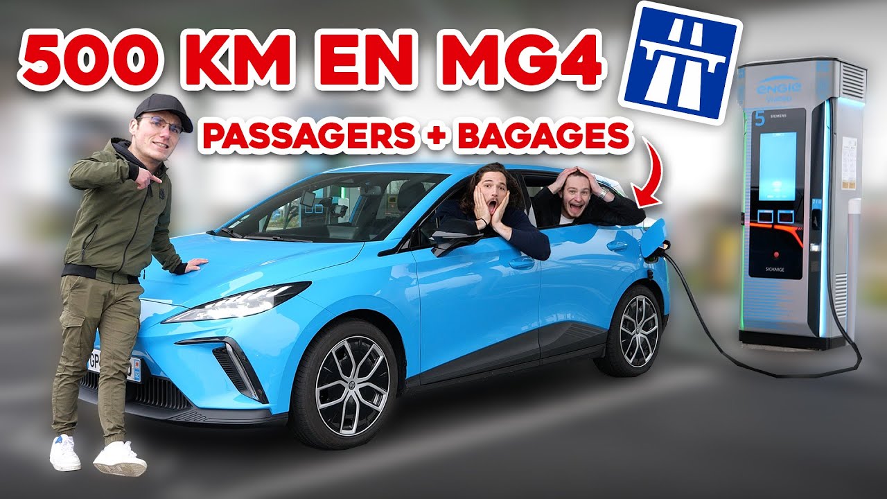500 km en MG4 - QUELLE AUTONOMIE en conditions RÉELLES ?