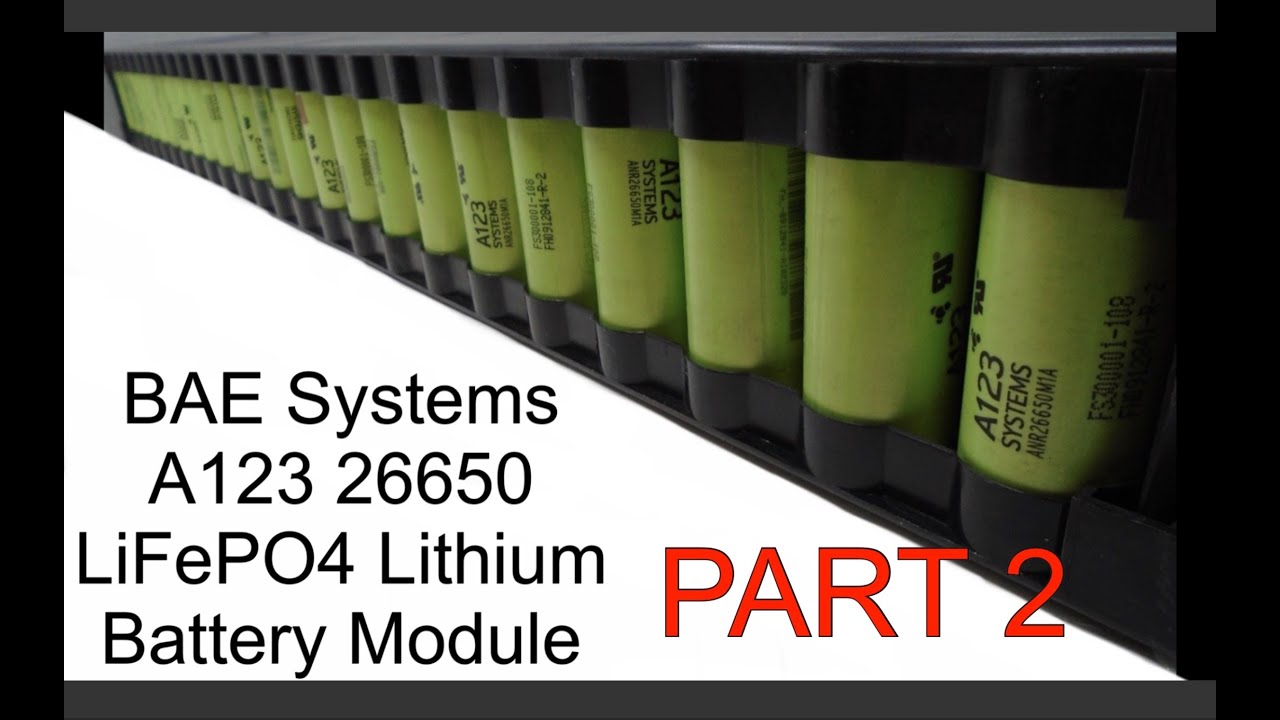 A123 26650 BAE Systems Battery Testing LiFePO4 Part 2