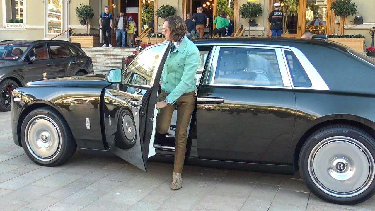 Billionaire ADRIAN SUTIL Driving his NEW ROLLS ROYCE Phantom 8 Around the Casino de Monaco!!