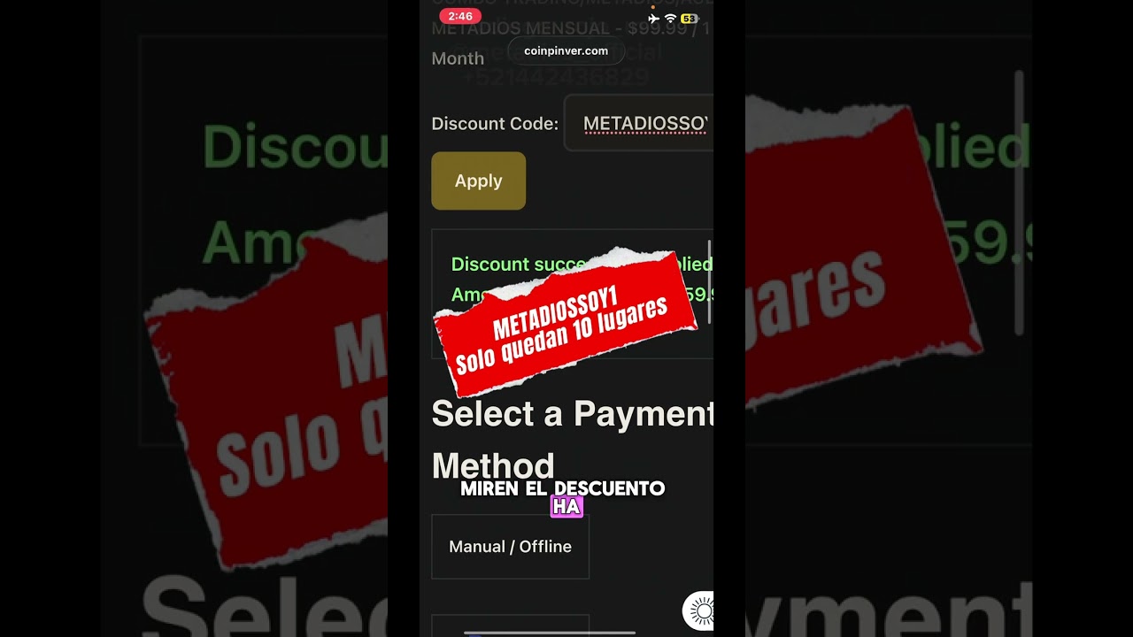 Descuento permanente ,testimonios como comprar suscripción paso a paso 
